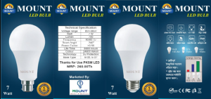 Mount Led bulb 7 w